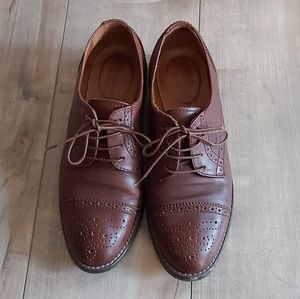Madewell 1937 keaton brown oxfords flat shoes